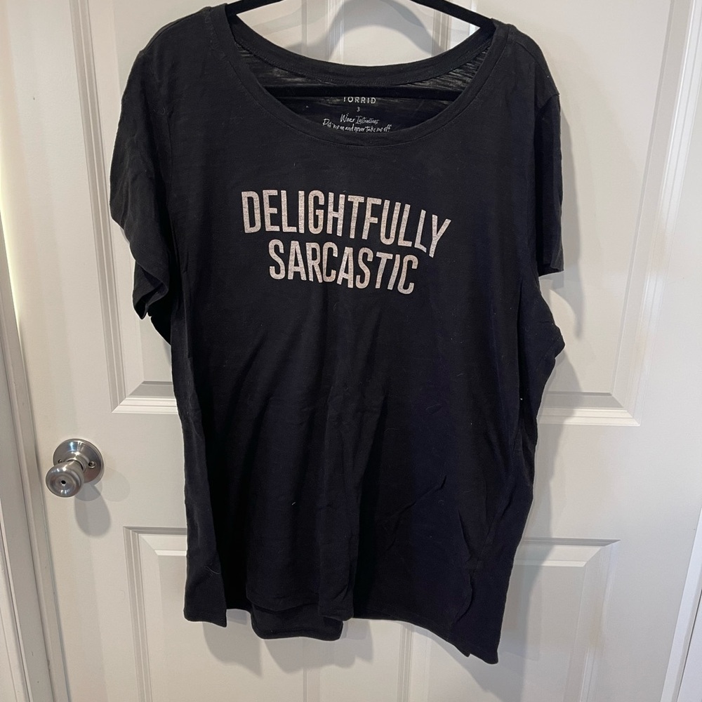 Torrid Black Graphic Tee